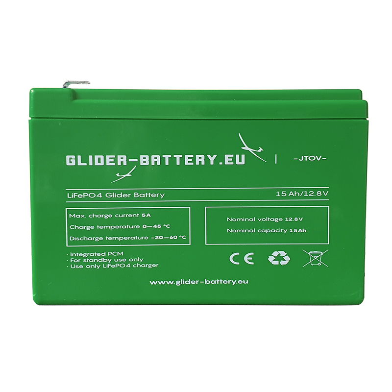 Glider Battery LiFePO4, 15AH ENDURANCE+